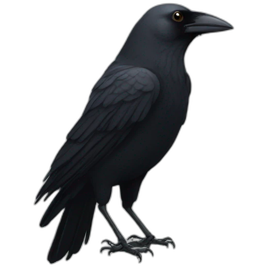 Crow emoji