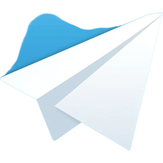 Make an emoji of Telegram. emoji