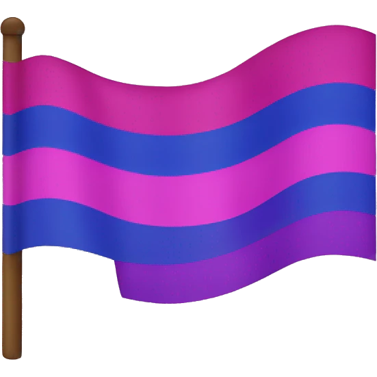 bisexual flag emoji