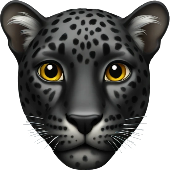Black leopard  emoji