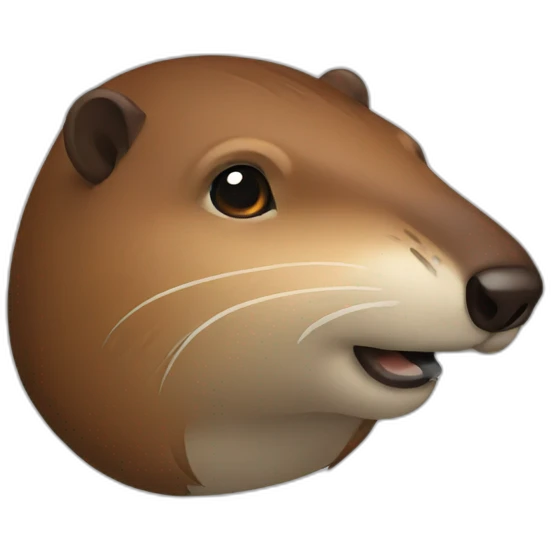 smart beaver emoji