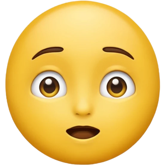 Curious emoji looking into the sky emoji
