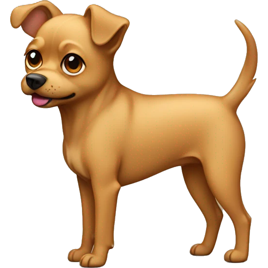 tan tiny dog emoji