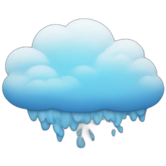 broken cloud emoji