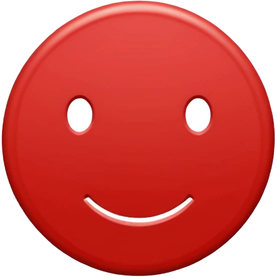 Shape: Solid red circle.

Text: Big white 35 in the middle, bold, slightly tilted. emoji