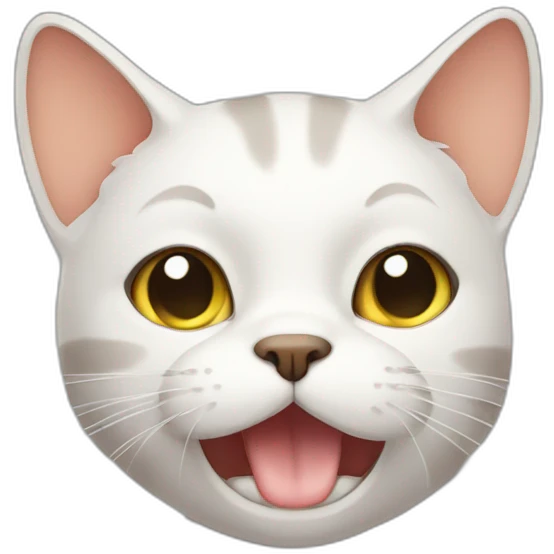 cat sweating emoji