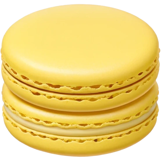 macaron jaune emoji