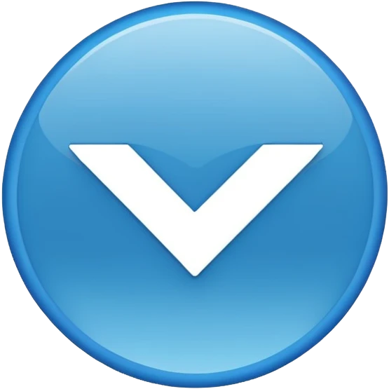 Este emoji✅en azul y que sea un circulo emoji