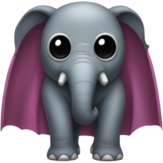 Batman elephant emoji
