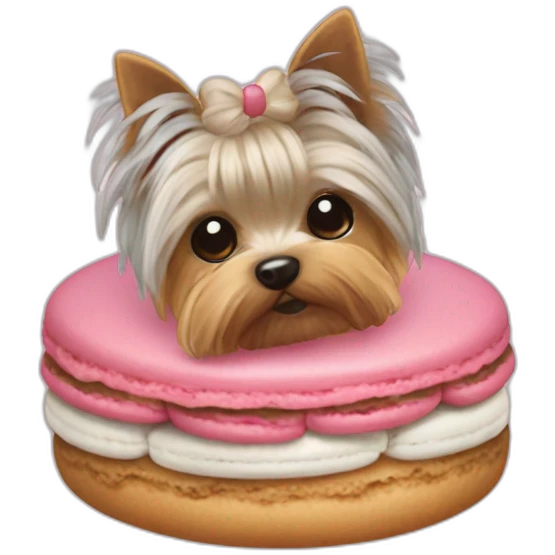 yorkie macaron emoji