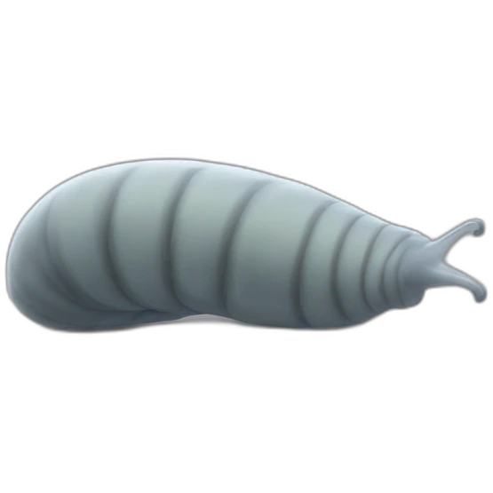 Grey slug emoji