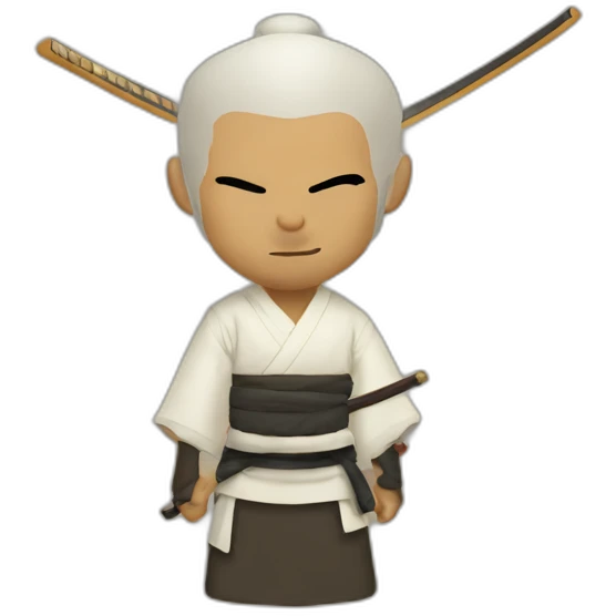monk samurai emoji