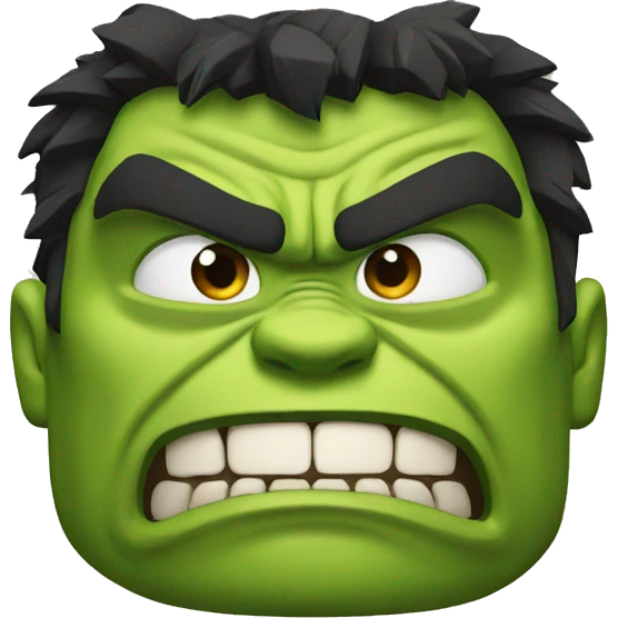 hulk funny emoji