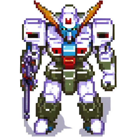 Gundam, no background emoji