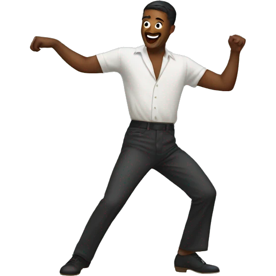 Man dancing emoji