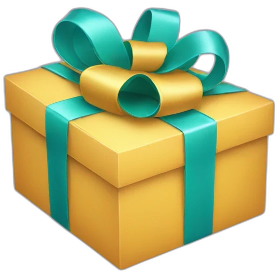 gift box with smile emoji