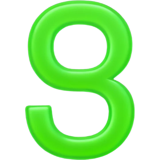 bombe nombre vert  emoji