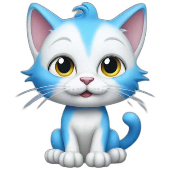 Smurf cat emoji