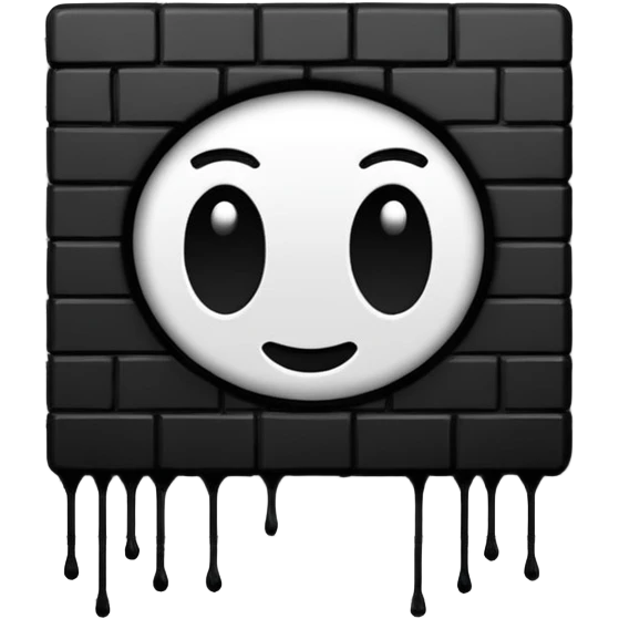 Граффити надпись: 72 emoji