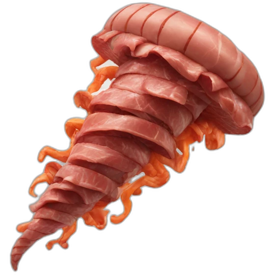 Meat tornado emoji