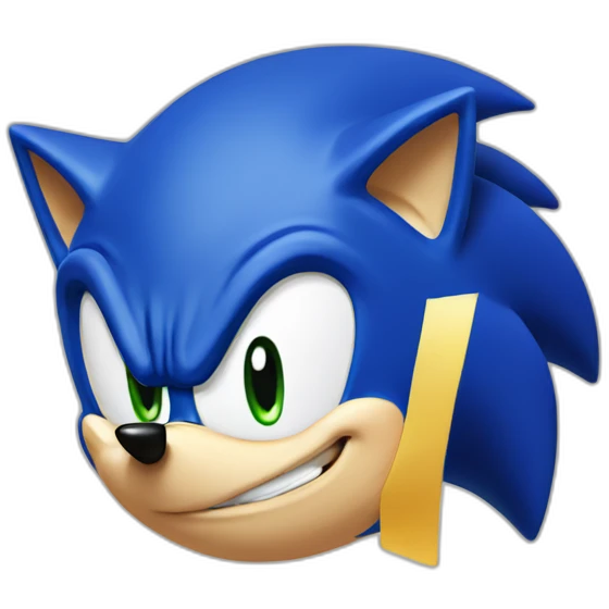 Sonic the hedgehog emoji