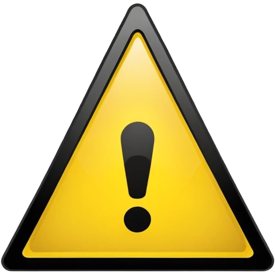 Caution sign emoji