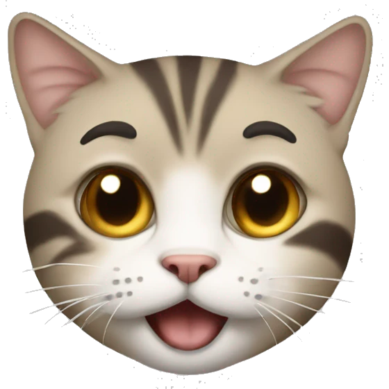 Mewing emoji