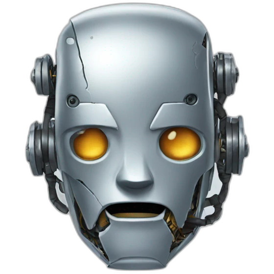 broken robot emoji