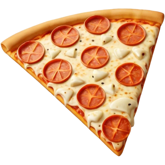 triangular pizza with an obtuse angle emoji