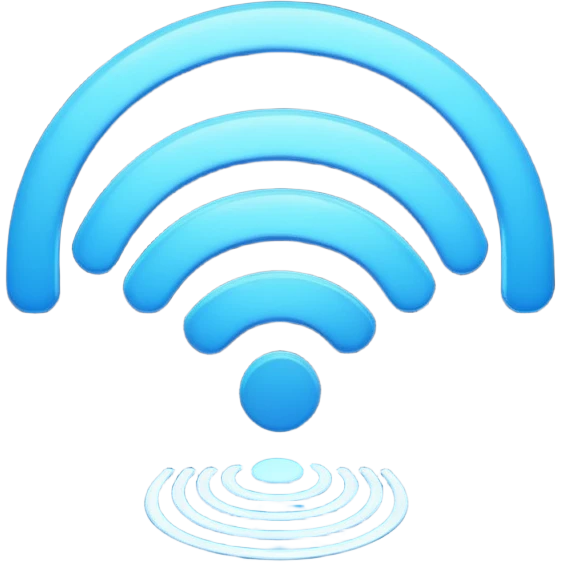 wifi blue emoji