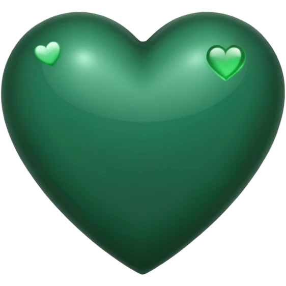 dark green heart emoji