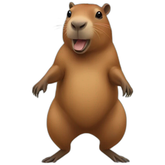 Capibara danse emoji