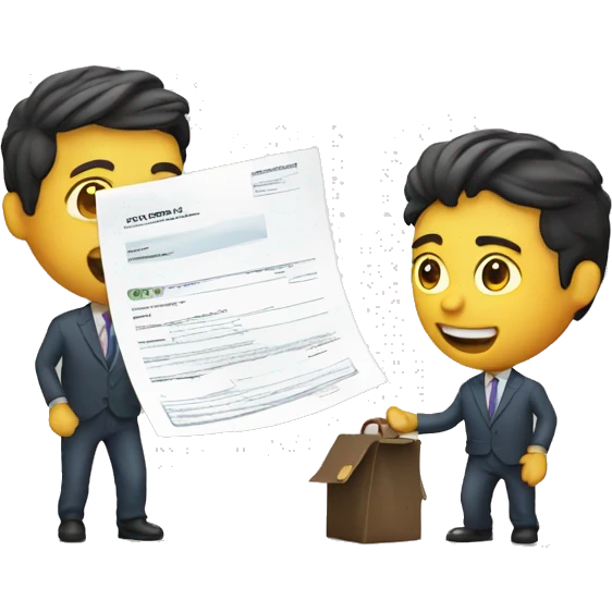 Loan application Loan application emoji