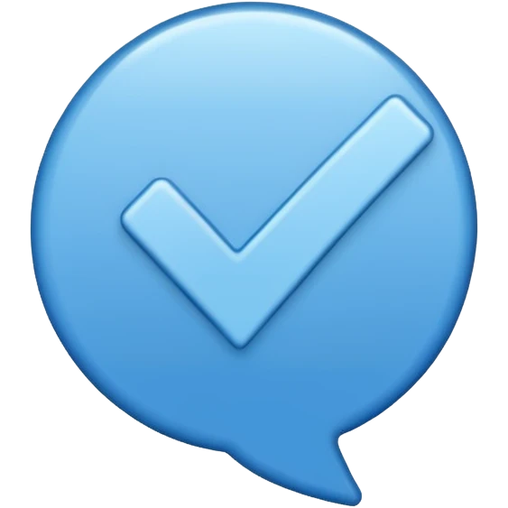 Centang biru emoji