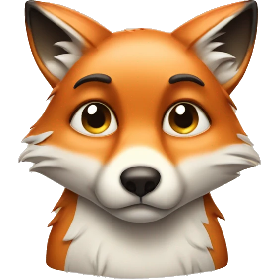 sad crying fox emoji