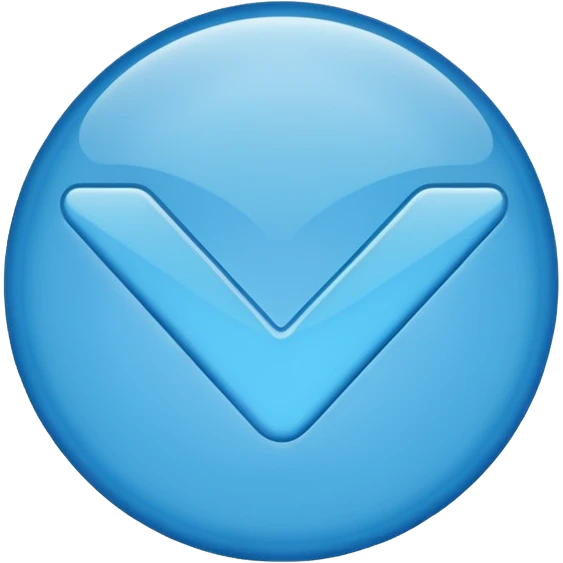 تیک آبی emoji