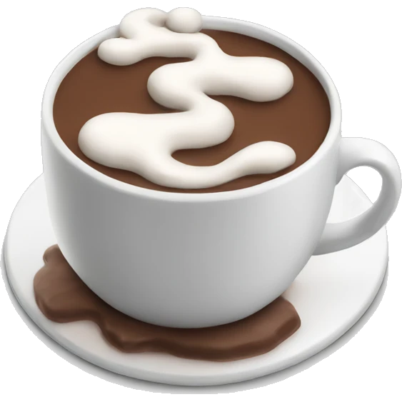 Hot chocolate emoji