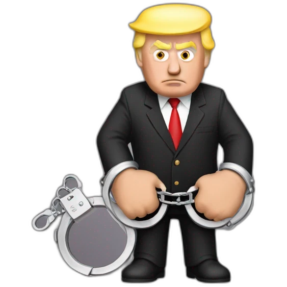 trump-in-handcuffs emoji