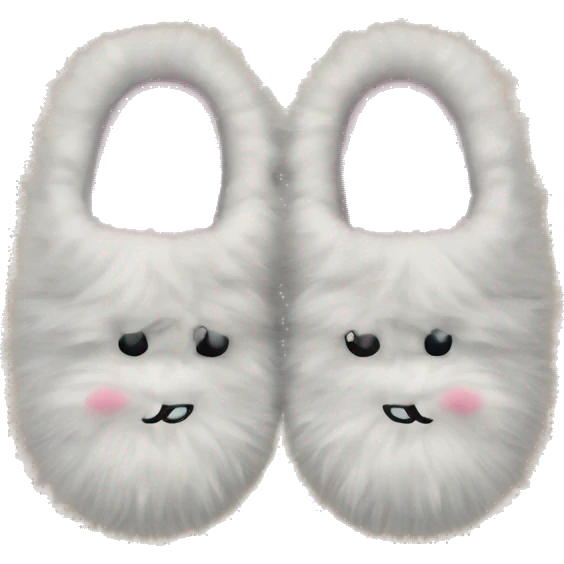 fluffy slippers emoji