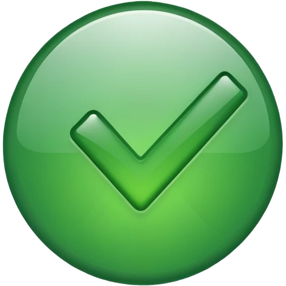 Check mark emoji