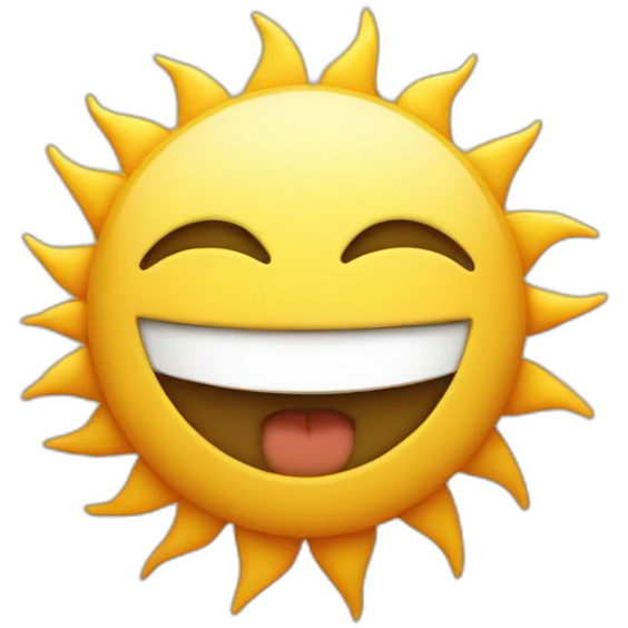 Sun dance emoji