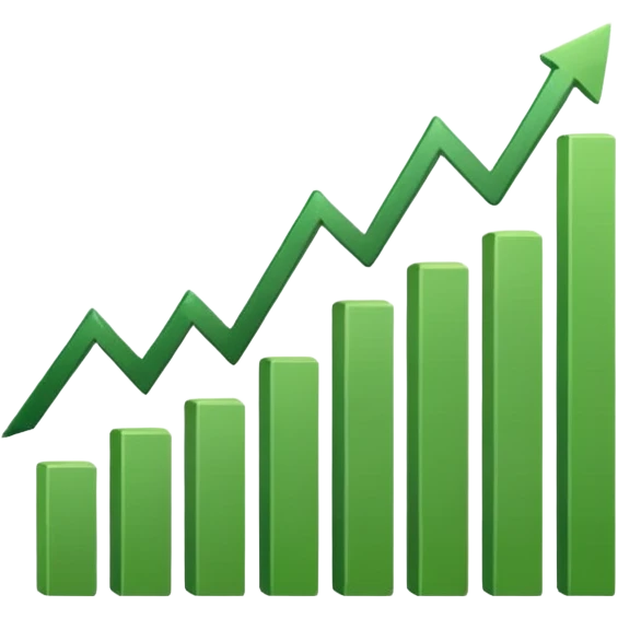 dollar graph emoji