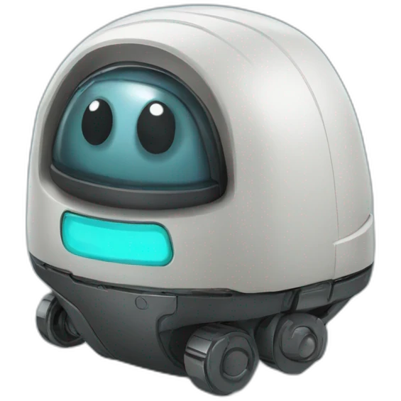 robotic poo emoji