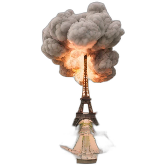 Paris explosion emoji