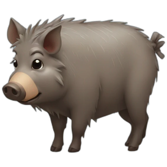 wet boar emoji