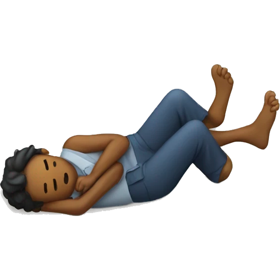 lie down emoji