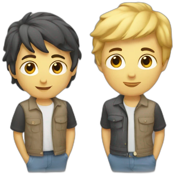 amis groupe emoji