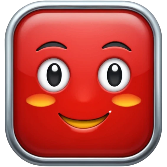 glitter red office pin emoji