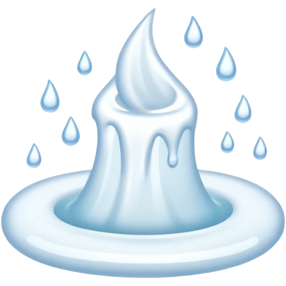 Cum falling emoji