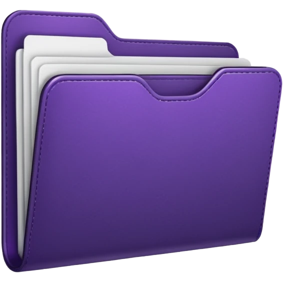 dark purple favorite folder emoji